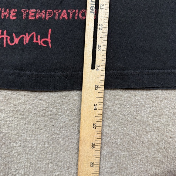 4Hunnid Shirt Mens Medium M Black Red Short Sleeve Crew Neck Streetwear … - Picture 5 of 8